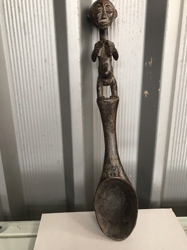 Cuillère luba bois rdc - cuillère,