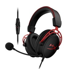 Casque gaming HyperX Cloud Alpha rouge contrôle du volume HX-HSCA-RD/AS...