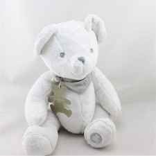 Doudou ours blanc foulard gris Lulu Castagnette SIMBA TOYS - 21203