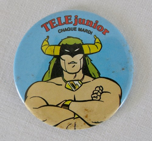 Mightor badge ancien télé - mightor,,