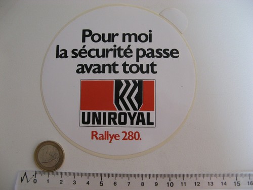 Autocollant pneu uniroyal - autocollant,