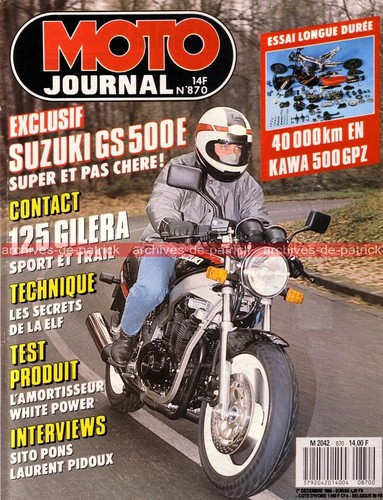 Moto journal 870 essai test - moto,