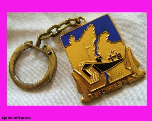 In2449 porte clés péniche - in2449, porte-clés