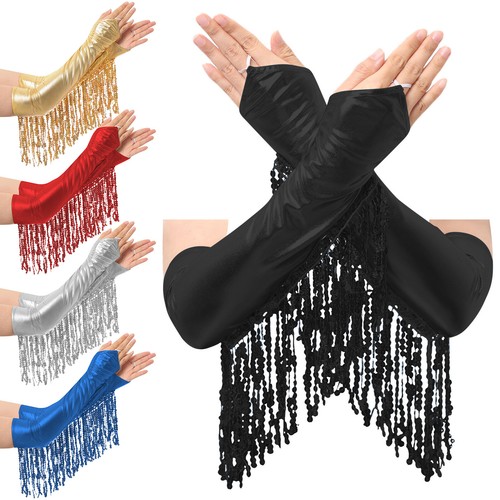 Women mittens sequin gloves - us,