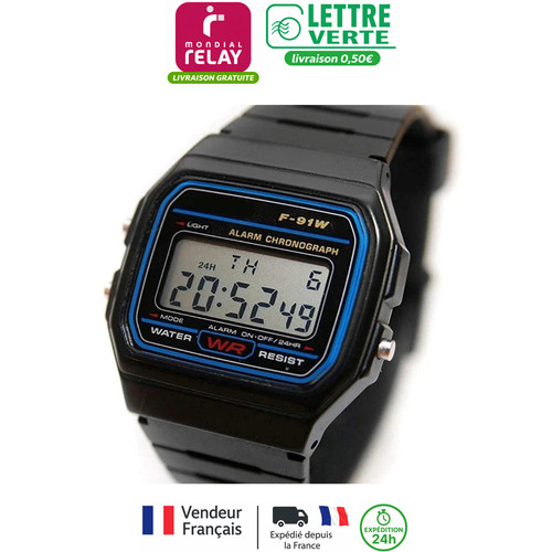 Montre digitale style vintage - montre,