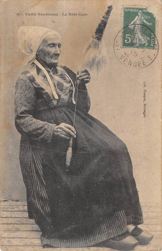 Cpa vieille vendeenne la - 85,