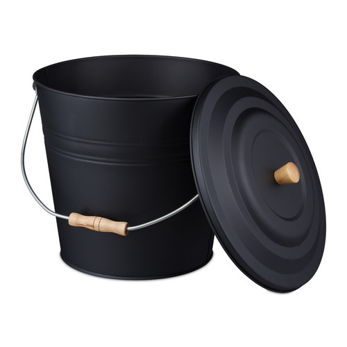 Sceau cendres noir seau - 12,