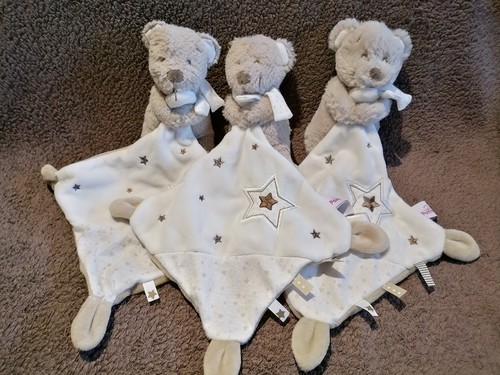 Doudou ours beige mouchoir - beige,