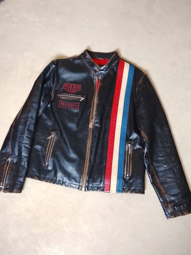 Veste cuir vintage dakota - cuir,