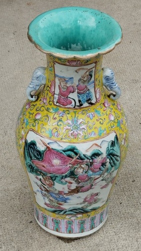 Grand vase chinois porcelaine - grand,