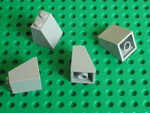 Pièce inclinée lego - inclinée,