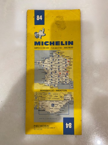 Carte routière michelin 84 - carte, n°84