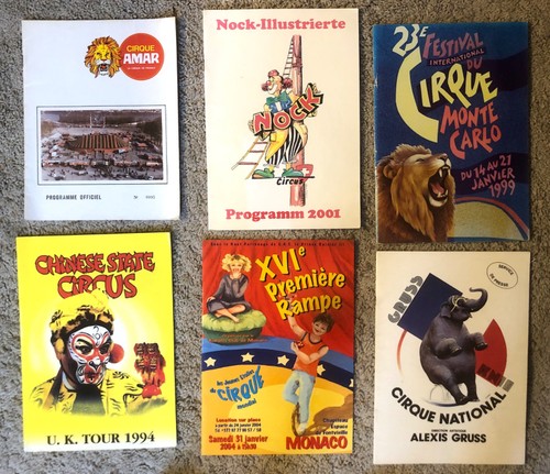 Cirque lot programs - -, of