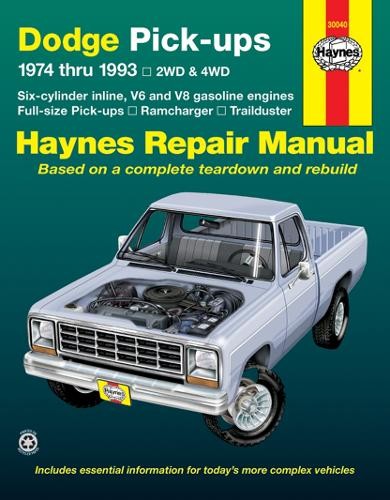 Dodge ramcharger trailduster - &,