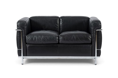 Authentic cassina lc2 black - cassina,