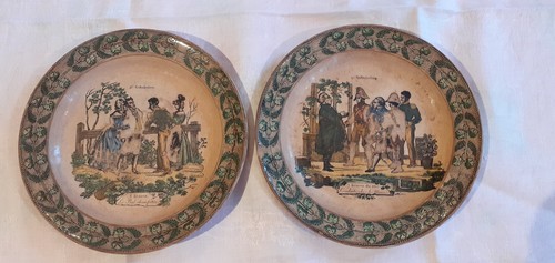 Deux assiettes anciennes