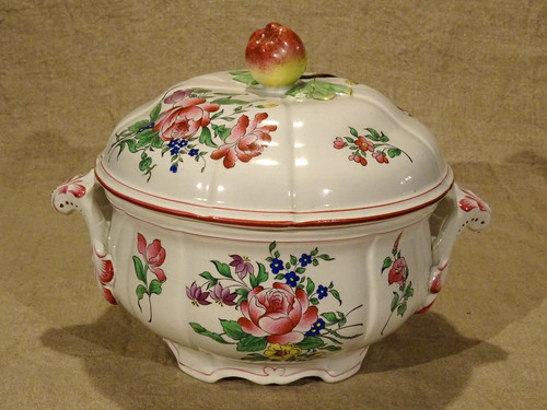 Soupière faïence lunéville - soupière,