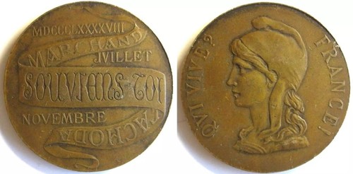Médaille bronze 1898 - médaille,