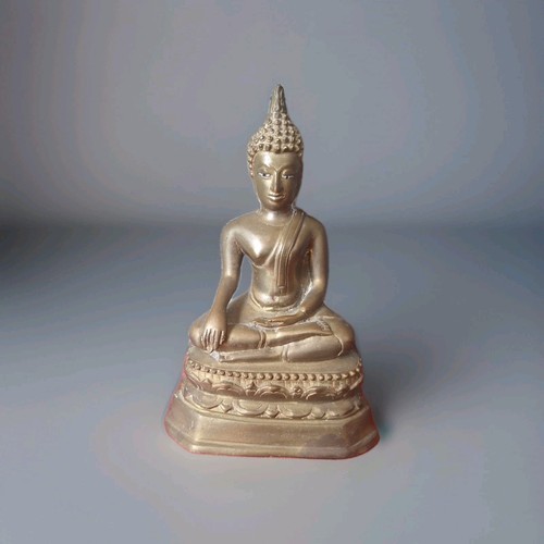 Statue bouddha bronze - statue, en