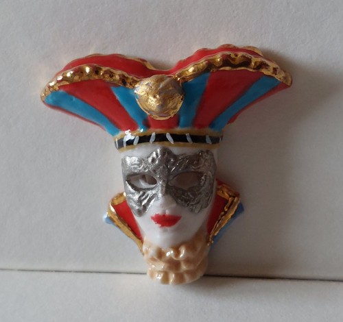 Feve masques venitiens - feve,