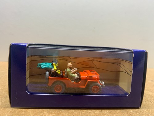 Voiture tintin jeep rouge - voiture,