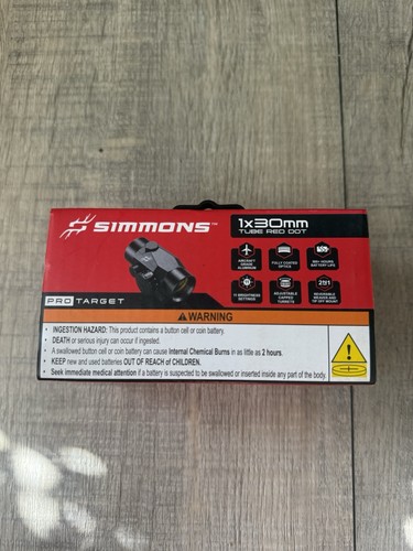 Simmons pro target 1x30mm red - simmons,