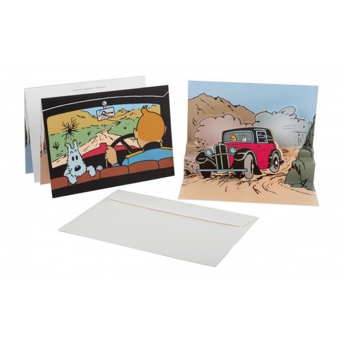 Carte postale pop tintin - postale,