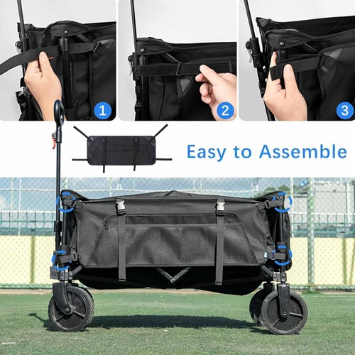 Chariot pliable avec - avec, poche