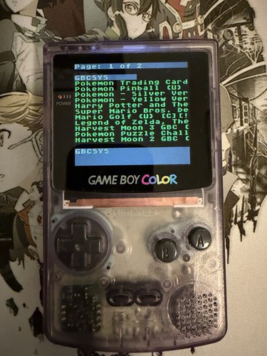 Backlit game boy color atomic - boy, (atomic
