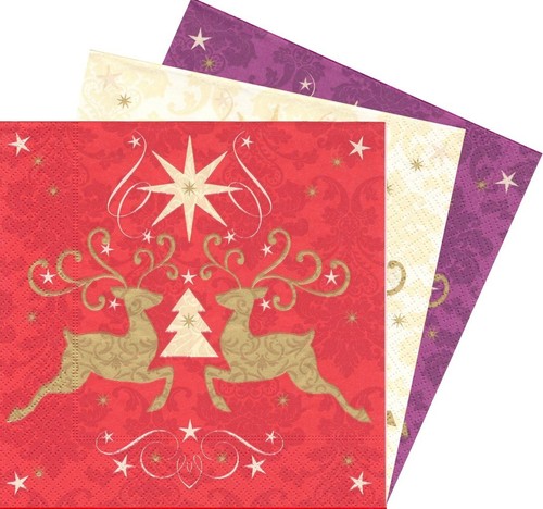 Lot serviettes en - de, papier