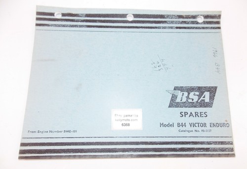 Bsa livre rechange - rechange, b44