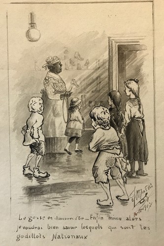 Guerre lavis original - lavis,