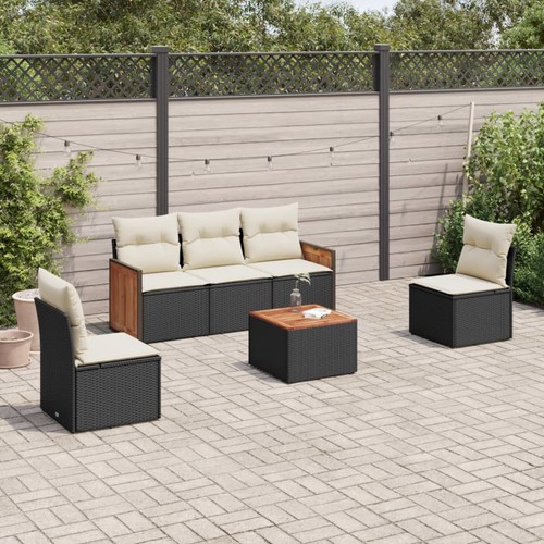 Salon jardin avec coussins - jardin,
