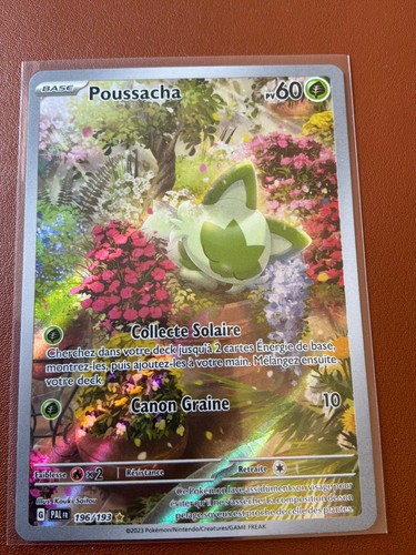 Carte pokémon poussacha full - carte,