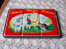 Palette d'aquarelles  vintage