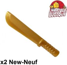 Lego 2x arme weapon couteau