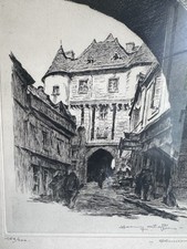 Henry CHEFFER - Gravure à l'eau-forte SIGNEE et numérotée