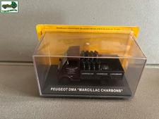 Voiture Miniature Camion Publicitaire Peugeot DMA Marcillac Charbons au 1/43