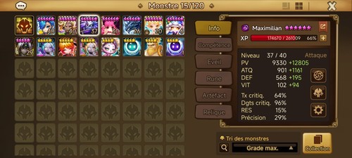 Compte summoners war - compte,