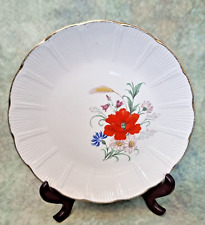Assiette décor coquelicot et fleurs des champs - L'amandinois 8962