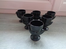 LOT DE 6 COQUETIERS OPALINE
