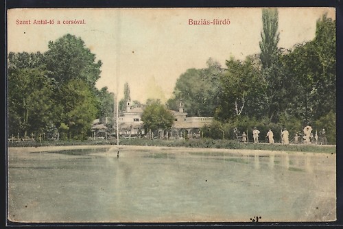Carte postale buziás fürdö - postale, buziás-fürdö