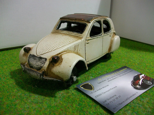 Citroën 2cv platre - en, et