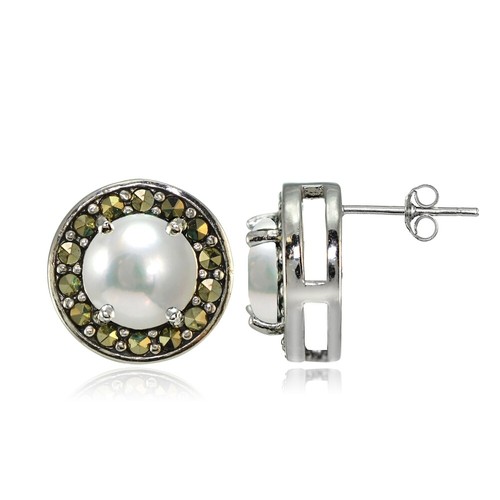 Argent sterling simulé blanc - argent,