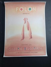 Folon affiche originale 1979