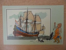 TINTIN HERGE CHROMO MARINE DES ORIGINES A 1700,  N 57