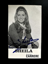 Carte Sheila autographe