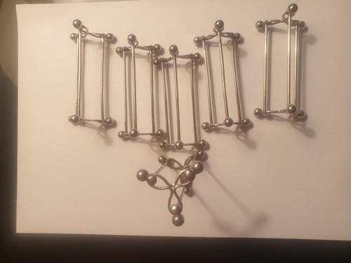 Porte couteaux argent - couteaux,
