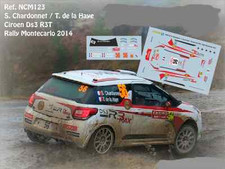 DECALS 1/43 CITROËN DS3 R3T -