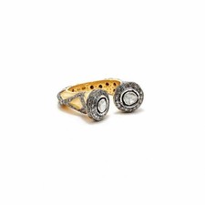 Bague Diamant Pave en Argent